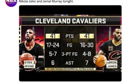 US media show James & Owen 16 finals cut 41 points at the same time data: Tonight’s jokiki and Murray
