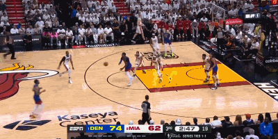 Be influenced by close association? Gordon miaochuan empty cut Braun left hand layup and fight in!